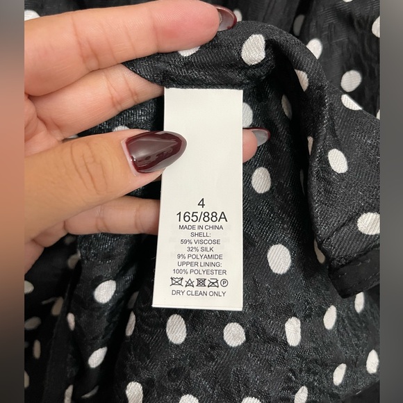 Kate Spade Harmony Dot Cloqué Top - Picture 9 of 10